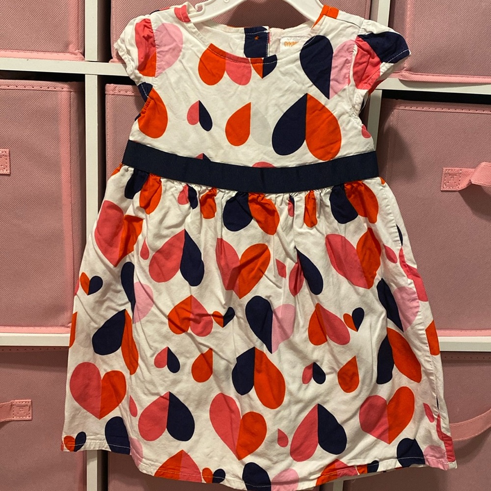 Gymboree heart dress 2T Valentine’s Day